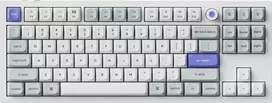 Klaviatūra žaidimams Keychron Q3H Keychron Ultra-Fast Lime (linear) su laidu magnetyczno-mechaninė su pašvietimu balta
