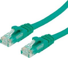 Value Vertė VERTĖ - Patch- Kabelis - RJ- 45 (M) - RJ- 45 (M) - 7 m - UTP - CAT 6a - presuotas, lygus - žalias, RAL 6016 (21.99.1446)