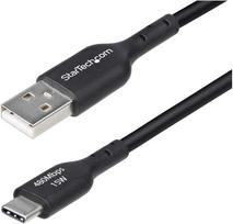 USB kabelis StarTech USB-A – USB-C 0,3 m juodas (USB2AC30CMBK)