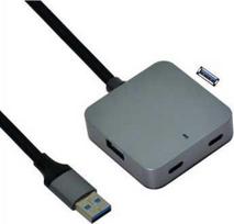 USB HUB Value VALUE Hub USB 3.2 Gen 1, 4 prievadai (2x USB-A + 2x USB-C), su ilgintuvu, 5 m