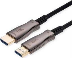Vertė VALUE Ultra HDMI aktyvusis optinis kabelis 8K, 50 m