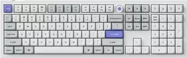 Klaviatūra žaidimams Keychron Q6H Keychron Ultra-Fast Lime (linear) su laidu magnetyczno-mechaninė su pašvietimu balta