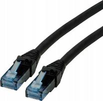 Roline ROLINE – Patch – Kabelis – RJ- 45 (M) iki RJ- 45 (M) – 7,5 m – UTP – CAT 6a – Be halogenų, formos, suvytas – juodas (21.15.2756)