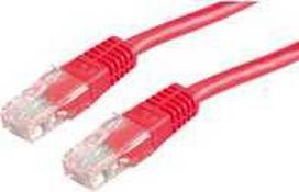 Roline PatchCord, UTP, Cat5e, 5m, raudona (21.15.0561)