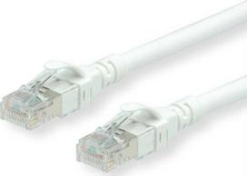 Roline ROLINE – Patch – Kabelis – RJ- 45 (M) iki RJ- 45 (M) – 5 m – UTP – CAT 6a – Be halogenų, formos, siūlas – baltas (21.15.2765)
