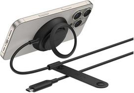 Belkin UltraCharge Qi2 belaidis įkroviklis su stoveliu be maitinimo adapterio Juodas (WIA014HQBK)