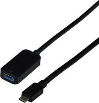 Efb Elektronik EFB USB kabelis USB-C - USB-A 5 m juodas (EBUSBC-USBA10GE.5)