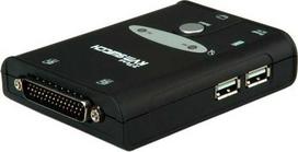 „Value“ KVM jungiklis „Star“, 1U – 2 kompiuteriai, HDMI, USB