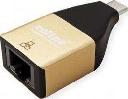 Roline ROLINE Adapteris/keitiklis USB C RJ45 F/M Gigabit Ethernet tinklo plokštė