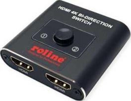 Roline Dvikryptis HDMI perjungiklis 4K60, 2x