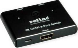 Šakotuvas Roline HDMI 8K jungiklis, 2 garsiakalbių