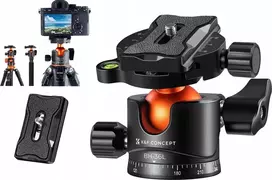 Panoraminė 3D rutulinė galvutė 16 kg Aliuminio Arca Swiss / K&f Concept / Bh-36l