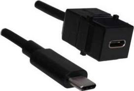 Bachmann BACHMANN Keystone jungtis USB 3.1 tipo C moteriška / moteriška, 0,5 m