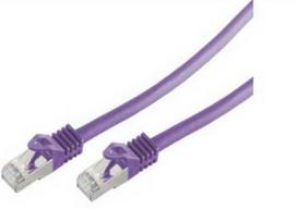 Shiverpeaks Patchcord BASIC-S Cat 7, S/FTP, PiMF, LSZH, violetinė, 0,25 m (BS75511-0.25V)