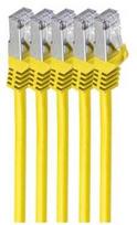 Shiverpeaks Patchcord BASIC-S Cat 7, S/FTP, PiMF, LSZH, geltona, 0,25 m, 5 vnt. (BS75511-0.25Y-SET5)