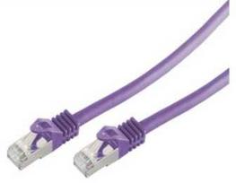 Shiverpeaks Patchcord BASIC-S Cat 7, S/FTP, PiMF, LSZH, violetinė, 3 m (BS75513-V)