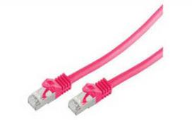 Shiverpeaks Patchcord BASIC-S Cat 7, S/FTP, PiMF, LSZH, rožinė, 15 m (BS75525-M)