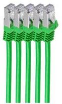 Shiverpeaks Patchcord BASIC-S Cat 7, S/FTP, PiMF, LSZH, žalia, 2 m, 5 vnt. (BS75512-G-SET5)