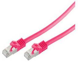 Shiverpeaks Patchcord BASIC-S Cat 7, S/FTP, PiMF, LSZH, rožinė, 3 m (BS75513-M)