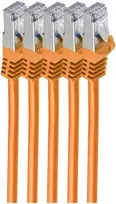Shiverpeaks Patchcord BASIC-S Cat 7, S/FTP, PiMF, LSZH, oranžinė, 2 m, 5 vnt. (BS75512-O-SET5)
