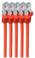 Shiverpeaks Patchcord BASIC-S Cat 7, S/FTP, PiMF, LSZH, raudona, 2 m, 5 vnt. (BS75512-R-SET5)