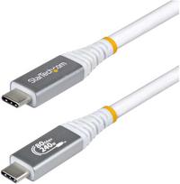 Kabelis USB StarTech 1m USB4 80Gbps USB-C Thunderbolt 4 DP2.1 240W 8K 120Hz Baltas (CC1M80GUSB4CABLEW)