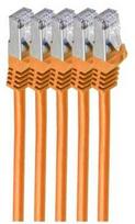 Shiverpeaks Patchcord BASIC-S Cat 7, S/FTP, PiMF, LSZH, oranžinė, 3 m, 5 vnt. (BS75513-O-SET5)