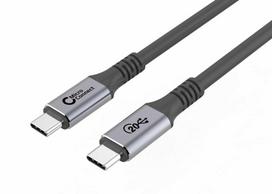 Kabelis USB MicroConnect USB-C - USB-C 0.5 m Juodas (USB3.2CC05)