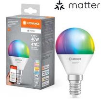 LEDVANCE SMART+ MATTER daugiaspalvė klasikinė P40 4.9W - E14 išmanioji lemputė