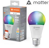 LEDVANCE SMART+ MATTER daugiaspalvė klasikinė A60 9W - E27 išmanioji lemputė