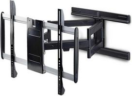 StarTech STARTECH.COM Itin plonas, visiškai judamas TV laikiklis prie sienos, tinkantis ekranams iki 65 colių ir 45 kg, VESA 600x400, plokščio dizaino.