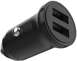 Įkroviklis Fixed Rinkinys automobilinio įkroviklio FIXED su 2x USB lizdais ir USB/Lightning kabeliu, 1 m, MFi, 15W Smart Rapid Charge, juoda