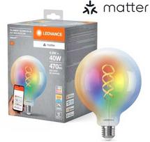 LEDVANCE SMART+ MATTER filamentinė daugiaspalvė klasikinė 4,8 W - E27 išmanioji lemputė