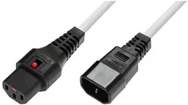 MicroConnect Powercord C13 IEC Lock - C14 maitinimo laidas