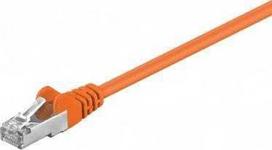 RB-LAN CAT 5e jungties kabelis, F/UTP, oranžinis – laido ilgis 3 m