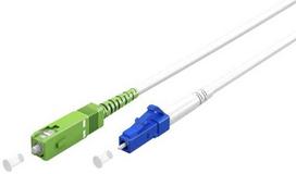 „Goobay“ šviesolaidinis kabelis (FTTH), vienmodis (OS2) baltas, baltas (paprastas), 30 m – laido ilgis 30 m