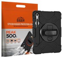 Eiger „Peak 500m“ dėklas „Samsung Tab S10 FE“, juodas