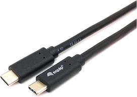USB kabelis Equip 128348 USB-C į USB-C 3.2 Gen 1 5Gbit/s PD 60 W 0,5 m Juodas