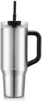 Bodum termo puodelis su šiaudeliu ir rankena Travel Mug 1,2 l Juoda