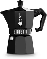 Bialetti „Moka Exclusive“, Mokos puodas, Juoda, Aliuminis, 3 puodeliai, Termoplastikas, 1 vnt.