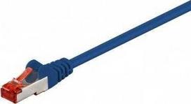 Goobay CAT 6 jungties kabelis, S/FTP (PiMF), mėlynas – laido ilgis 30 m