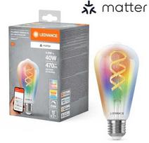 LEDVANCE SMART+ MATTER filamentinė daugiaspalvė klasikinė E40 4,8 W - E27 išmanioji lemputė