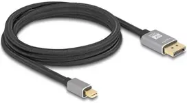 Kabelis Delock DisplayPort Mini - DisplayPort 2 m juoda (81092)