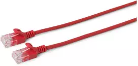 MicroConnect Kabelis sieciowy Cat6 U/UTP 0,5 m Raudona (W125626474)