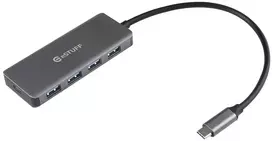 HUB USB eStuff USB-C įkrovimo šakotuvas