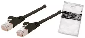 Shiverpeaks Plokščias tinklo kabelis RJ-45, Cat 7, U/FTP, juoda, 7.5m (BS75517-SLS)