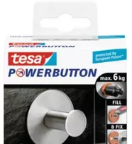 Tesa TESA 59330-00000-01 kabykla Vidinė Universali kabliukas Nerūdijantis plienas 1 vnt.
