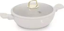 Berlinger Haus PŁASKI Puodas TYTANOWY Z POKRYWĄ 30cm BERLINGER HAUS BH-8069 SAHARA
