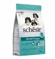 Schesir Original, sausas maistas, dla szczenią, vištiena, 800g, maišelis, dla małych ras