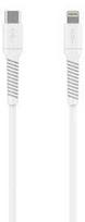 Kabelis USB Fixed USB-C - Lightning 1,2 m Baltas (FIXDLS2-CL12-WH)